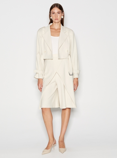 Soundtrack μπεζ κροπ τζάκετ Nadia Rapti